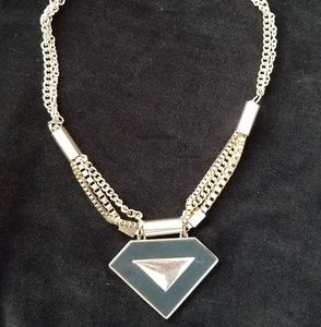 Statement gold n black  choker